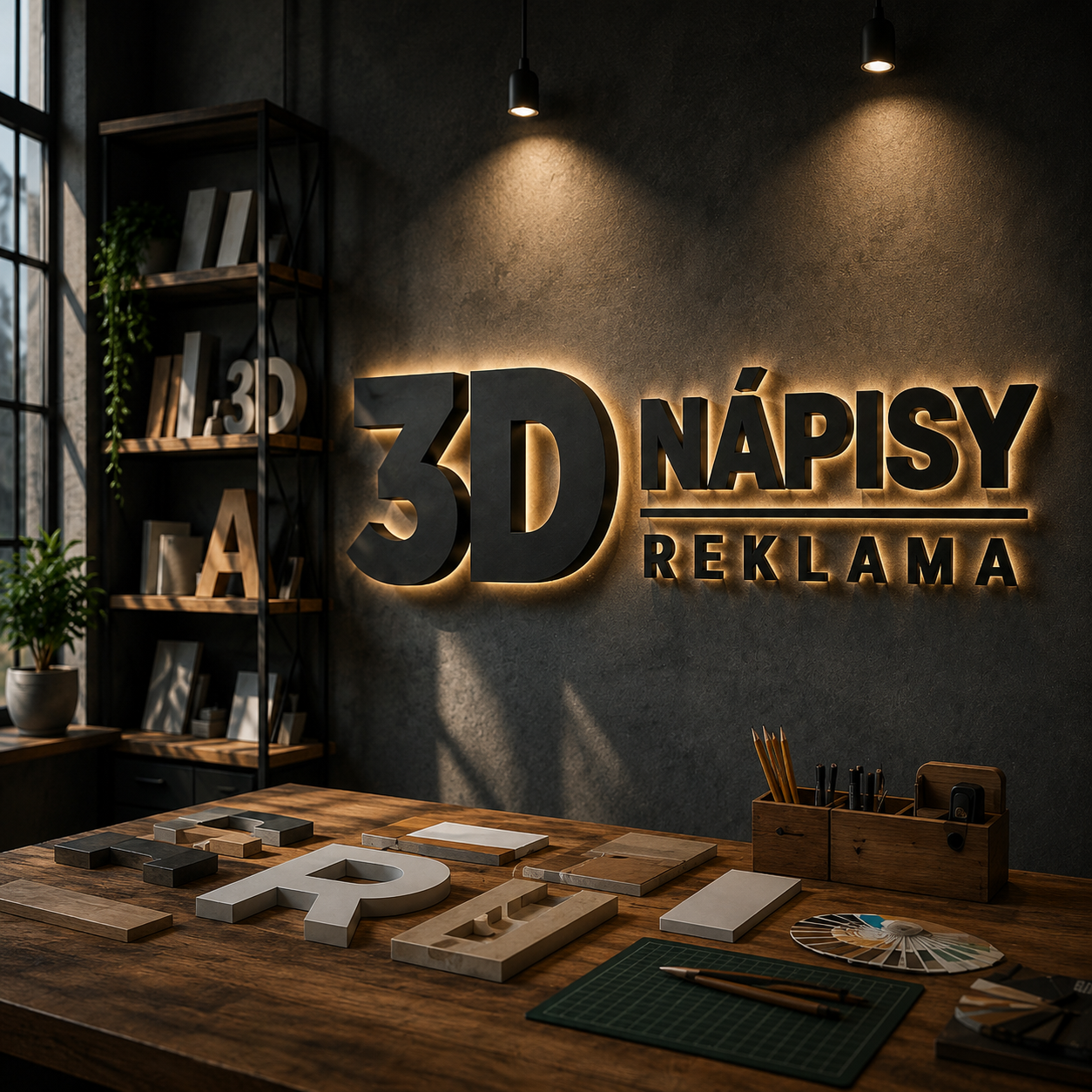 3D nápisy a dekorace na míru